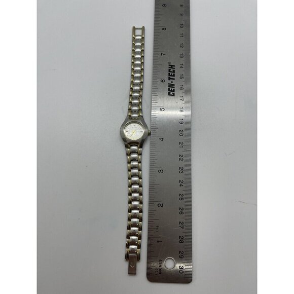 Bulova Classic Women's Quartz Watch Silver and Gold Tone Bracelet - Picture 3 of 7